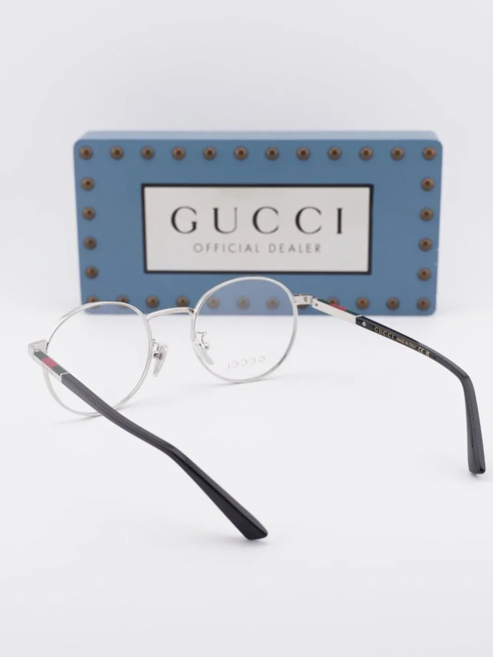 Gucci GG1966OK 001 Round Eyeglasses 51mm - Silver